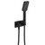 Tono Hand Shower Soft Rectangular Plate Matte Black [294295]