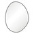 Pebble Framed Asymmetrical Mirror with Mounting Brackets 700 x 920mm Matte Black [294294]