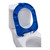 Johnson Suisse Life Assist Rimless Back-to-Wall Toilet Suite with Blue Seat & Chrome Button (450-460mm Set Out) [201244]