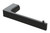 Gloss Toilet Roll Holder Matte Black [137641]