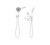 Mecca Shower Bracket with Air Shower II Gunmetal [289802]