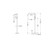 Mecca Freestanding Bath Mixer Square Shape Gunmetal [290019]