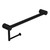 Mecca Care 25mm Toilet Roll Rail 450mm Matte Black [293135]