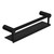 Mecca Care 25mm Grab Rail with Shelf 450mm Matte Black [293298]
