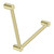 Mecca Care 32mm Ambulant Toilet Grab Rail 90 Degree 450 X 450mm Brushed Gold [293262]