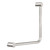 Mecca Care 32mm Ambulant 90Degree Bent Tube 450X450mm Brushed Nickel [293165]
