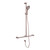 Mecca Care 32mm T Bar Grab Rail and Adjustable Shower Set 1100 x 750mm Brushed Bronze [293216]