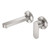 Ecco Wall Basin/Bath Mixer Separate Back Plate Brushed Nickel [293594]