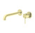 Mecca Wall Basin/Bath Mixer Separete Back Plate 160mm Brushed Gold [293700]