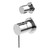 Mecca Shower Mixer with Divertor Separate Back Plate Chrome [293636]