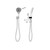 Opal Shower Bracket with Air Shower II Graphite [293879]
