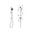 Opal Shower Rail with Air Shower II Graphite [293891]