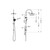 Opal Twin Shower Set with Air Shower II Brushed Gold [293882]
