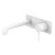 Mecca Wall Basin/Bath Mixer 185mm Matte White [293814]