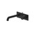 Mecca Wall Basin/Bath Mixer Handle Up 160mm Matte Black [293869]