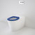 Care 800 Cleanflush® Wall Faced Invisi Series II® Toilet Suite - Caravelle Care Single Flap Seat - Sorrento Blue [137897]
