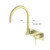 Mecca Wall Basin/Bath Mixer Swivel Spout Brushed Gold [293809]