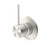 Mecca Shower Mixer Handle Up 80mm Plate Brushed Nickel [293864]