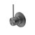 Mecca Shower Mixer Handle Up 80mm Plate Gunmetal [293868]