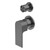 Bianca Shower Mixer with Divertor Separate Back Plate Gunmetal [293772]