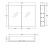 Mirror Cabinet Pencil Edge 900mm x 720mm Gloss White [180544]