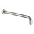 Kaya Curved Round Shower Arm 400mm Depth x 82mm Height PVD Brushed Nickel [201934]
