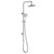 Kaya Rail Twin Shower 9lpm Polished Chrome 3Star [201941]