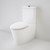 Care 800 Cleanflush® Wall Faced Toilet Suite w/Caravelle Double Flap Seat Back Entry 4Star [137915]
