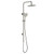 Kaya Rail Twin Shower 9lpm PVD Brushed Nickel 3Star [201945]