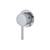 Kaya Wall Mixer Dress Kit Small Round Plate Polished Chrome [202008]