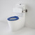 Care 800 Cleanflush® Wall Faced Close Coupled Easy Height Suite w/Backrest & Pedigree II Care Single Flap Seat Sorrento Blue [137922]