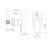 Urbane II Bath/Shower Mixer Square Cover Plate Matte Black [195247]