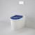 Liano Cleanflush® Invisi Series II® Easy Height Wall Faced Suite With Liano Care Single Flap Seat - Sorrento Blue [137936]