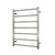Round Heated Towel Rail 600 x 800mm Brushed Nickel Right [295123]
