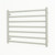 Round Heated Towel Ladder 900mm x 750mm Brushed Satin Left Wired [295162]