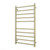 Round Heated Towel Rail 600 x 1100mm Light Gold Right [295158]
