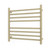 Round Heated Towel Rail 750 x 750mm  Light Gold Right [295151]