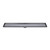 Linear Tile Insert Shower Grate 700mm Length + 74mm Outlet Gunmetal [295546]