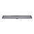 Linear Tile Insert Shower Grate 800mm Length + 74mm Outlet Gunmetal [295543]