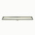 Radiant Tile Insert Linear Shower Grate - 700 mm length + 90mm outlet - Brushed Satin [295539]