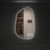 Tarcoola Asymmetric LED Mirror 553*903*36mm Brushed Bronze [295599]