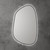 Tarcoola Asymmetric LED Mirror 553*903*36mm Matte Black [295601]