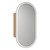 Beau Monde Oblong LED Shaving Cabinet 450*900*150mm Mia Oak [295634]