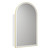 Canterbury Arch LED Shaving Cabinet 500*900*150mm Matte White with Brushed Gold Frame [295629]
