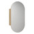 Beau Monde Oblong Shaving Cabinet 450*900*150mm Carita Oak [295633]