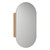 Beau Monde Oblong Shaving Cabinet 450*900*150mm Mia Oak [295636]