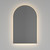 Backlit Arch Shape Mirror with Warm Light 500x800x45mm 47Watts [293421]