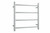 Straight/Round 12 Volt Brushed 550x550x122mm 65Watts 4 Bars [293408]