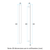 Flat/Pill 12Volt Matt Black Vertical Bar 900x50x50mm 25Watts [293392]