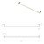 Soul Single Towel Rail 900mm Brushed Nickel [294905]